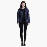 SANTELON Winter Short Parkas Slim Design Puffer Jackets