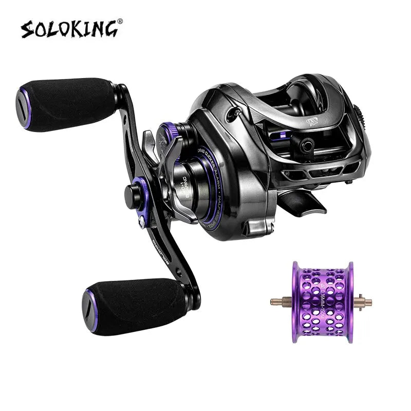 SOLOKING GKA200 Pro Baitcasting Reel Fishing Reels7.1/8.1 Gear