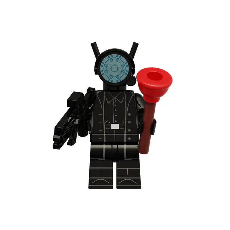 Skibidi Toilet Mini Building Block Anime Action Figure