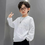 Boys Sweatshirts Spring Fall Children Letter Printing Cotton