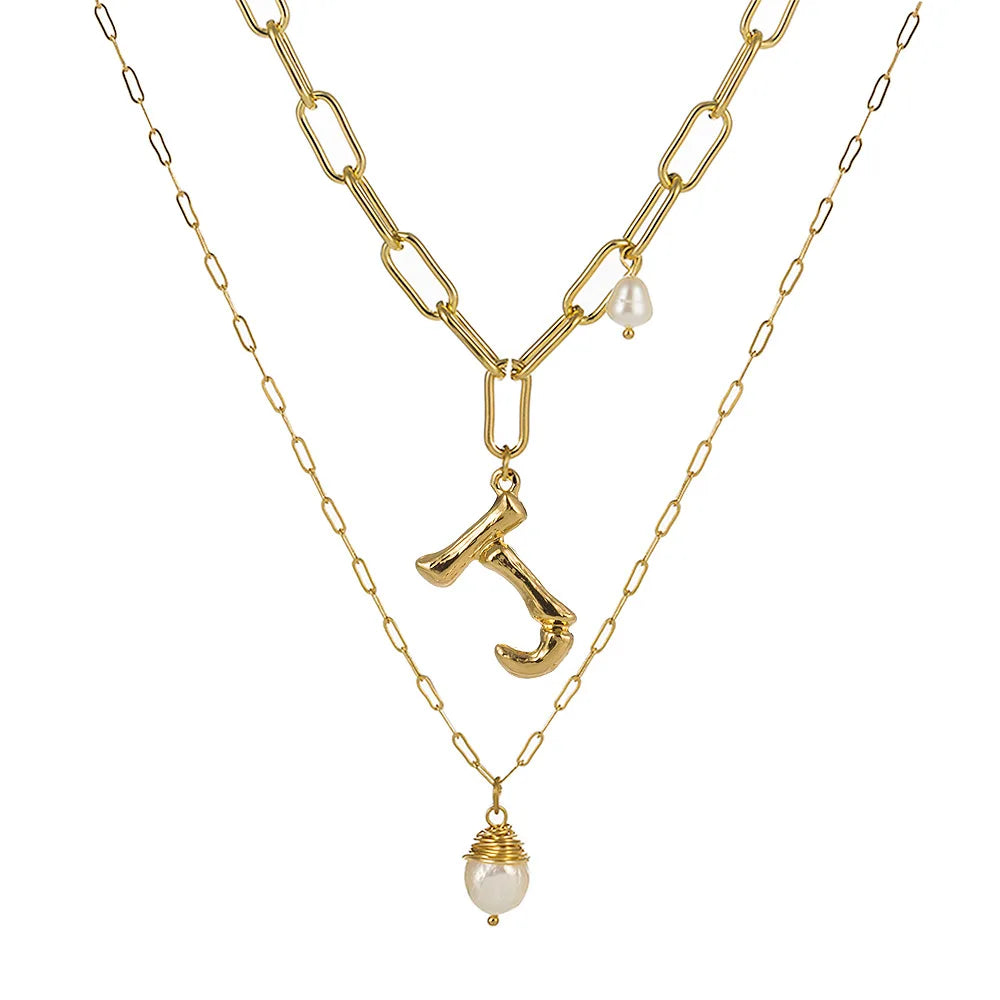Real Natural Freshwater Baroque Pearl Pendant Necklace