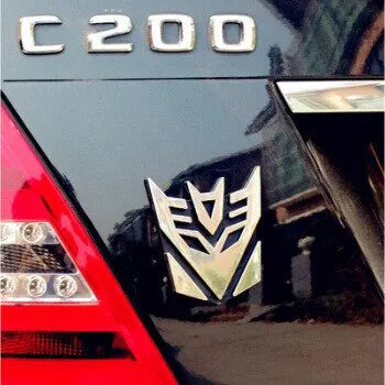 Car 3D Car Stickers Transformer Badge Decepticon Emblem