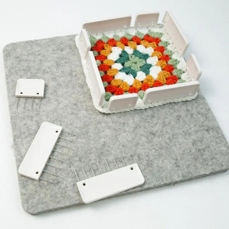 Knit Blockers Set Stainless Steel Knitting Blocking Mats