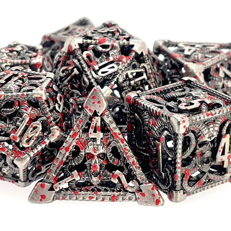 Special Offer Resin Metal Dice Set Sample With