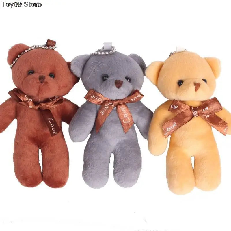 10/12Pcs/Lot Soft Stuffed Bear Plush Toys Mini Teddy