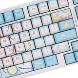 Yugui Dog Cute Key Caps Replaceable Cherry Profile