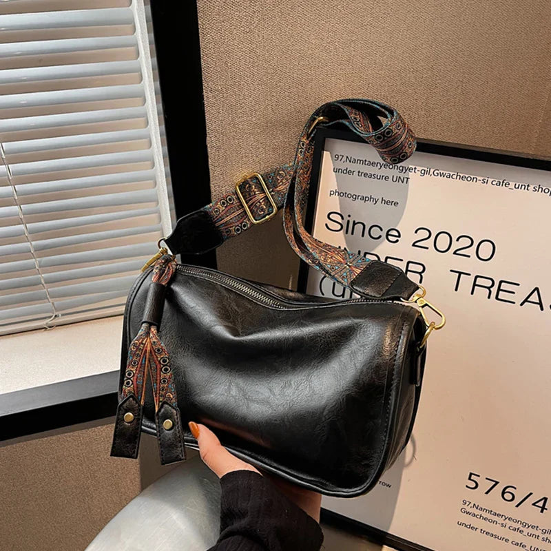 Vintage Saddle Crossbody Bags for Women Fashion Trend