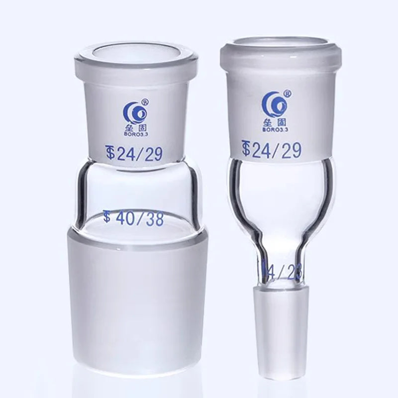 Lab Glass Adapter with 24*19/19*14/29*24/19*24/24*29 Female/male Connecting Glass