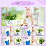 Kids Camera Toys Purple Unicorn for Girls Boys