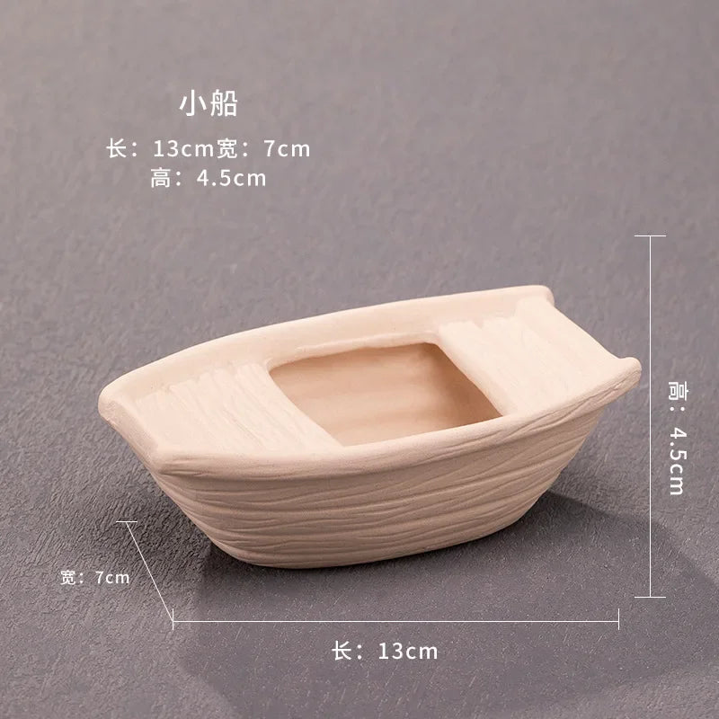 Clay Aquarium Decoration Ceramics Fish Tank Landscaping Shrimp