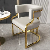 Hotel Makeup Chair Metal Floor Aesthetic Nordic Garden