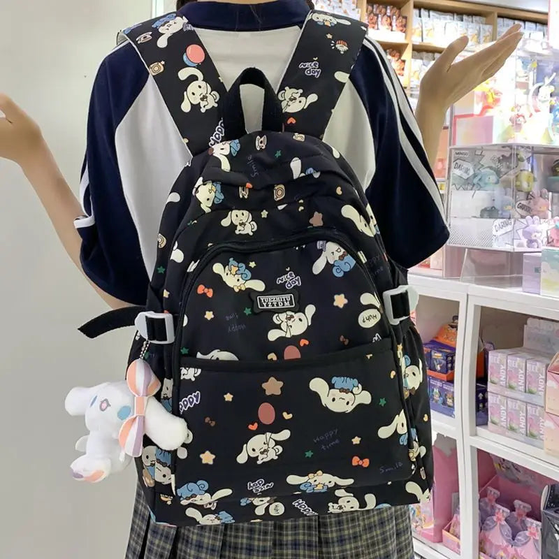 2023 New Kawaii Sanrio School Bag Pink Cinnamoroll