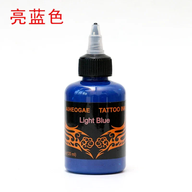 120ml Tattoo Ink Set Permanent Pigment Makeup Professional