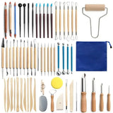 Pottery Clay Sculpting Tools Kit 8-61 Pcs/Set, Ceramic
