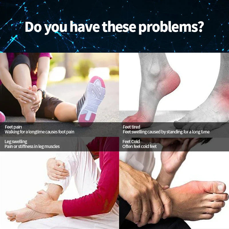 Foot Massager EMS Electric Pad Feet Acupoints Relax