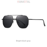 Men's Polarized Sunglasses UV400 TR Metal Colorful Square