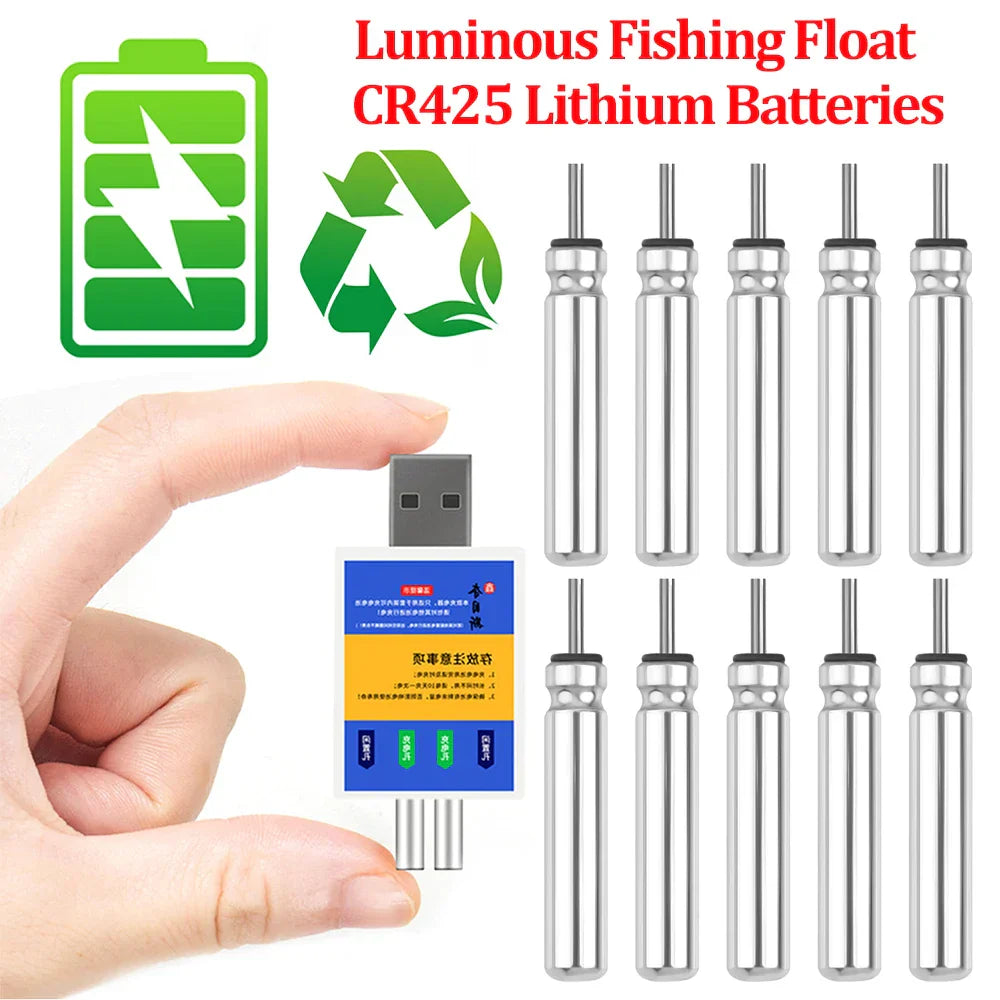 Electronic Floats CR425 Lithium Batteries Luminous Fishing Float