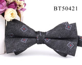 New Suits Bowtie For Groom Fashion Striped Bow