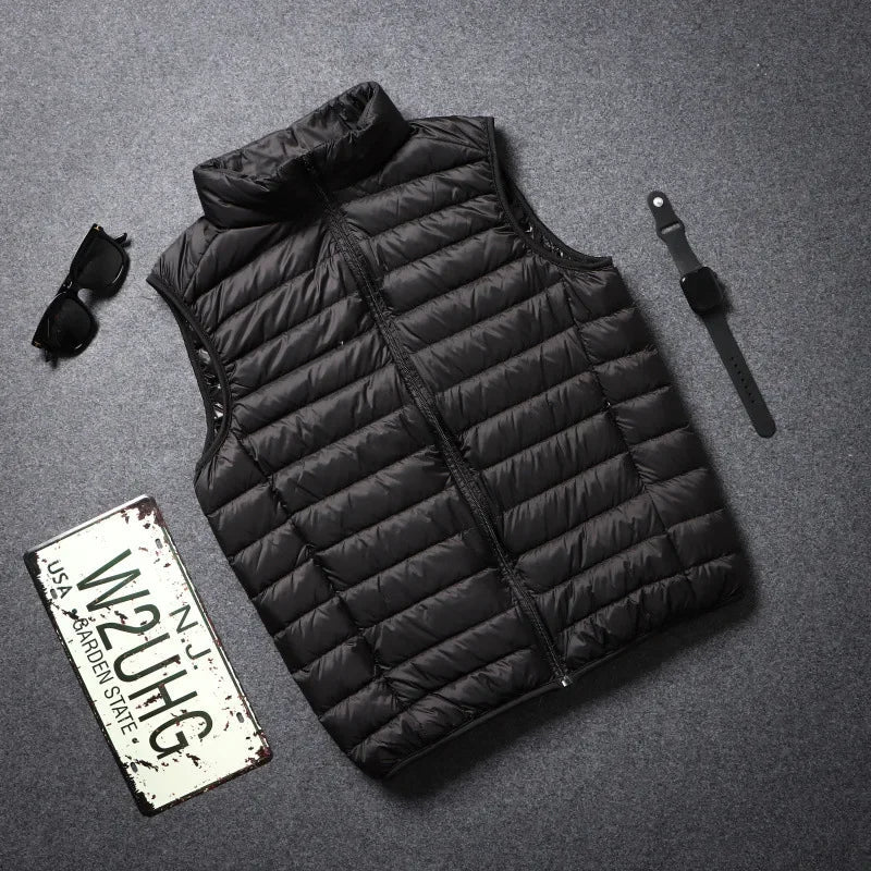 Men's Sleeveless Puffer Jacket 2023 New Autumn Spring