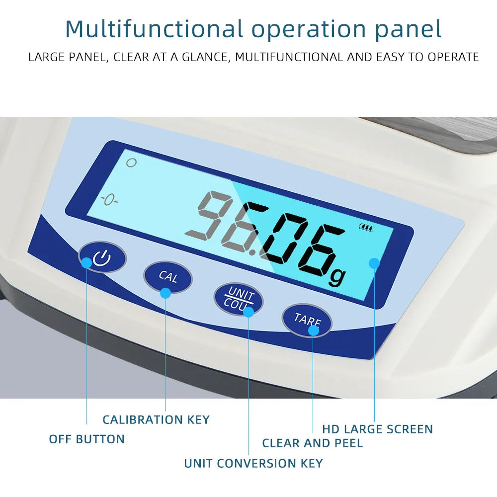 1000g/0.01g Electric Scales High Accuracy Portabl Digital LCD