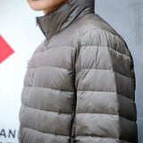 FGKKS Autumn Lightweight Thin Duck Down Jacket Men