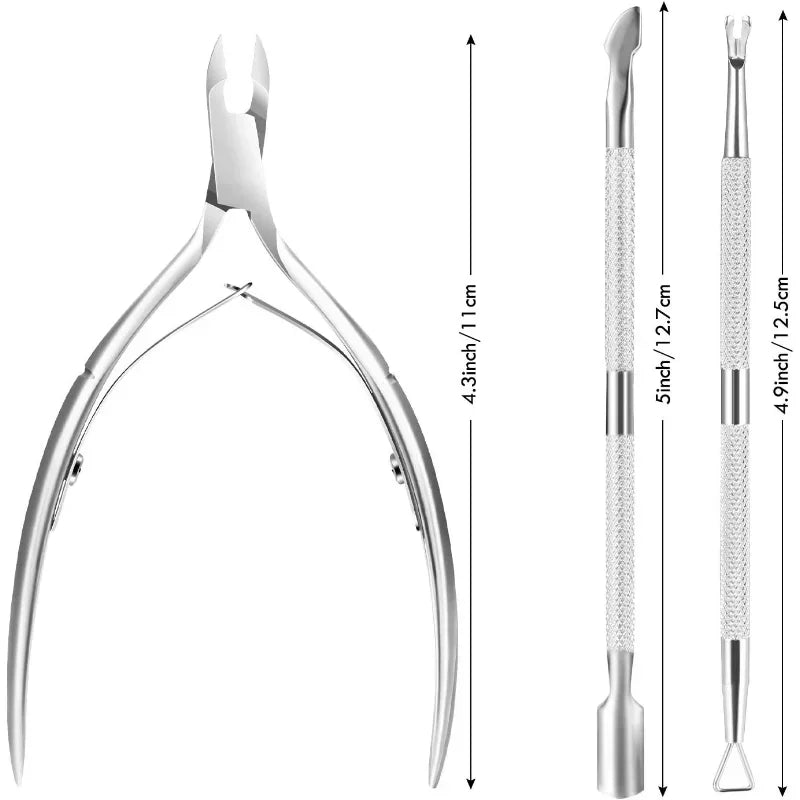 Stainless Steel Nail Art Cutter Scissor Cuticle Clipper