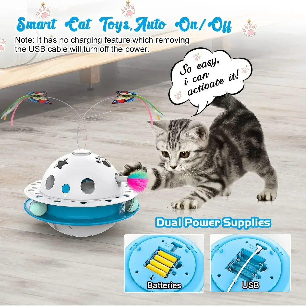 Toy Supply Fluttering Moving Dual Interactive Tumbler Ambush