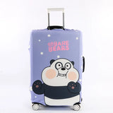 Luggage Protective Cover Bear Pattern Suitcase Dustproof Cover