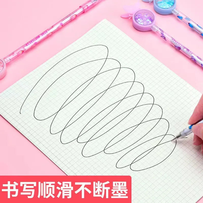 10/20/50/100pcs/set Kawaii Sequin Gel Pen Cute Butterfly Bunny