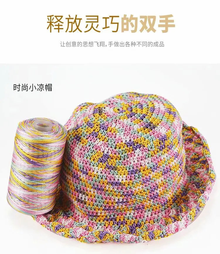 1Pc 100g 1.5mm Thin Ice nylon Yarns For