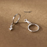 WANTME 925 Sterling Silver Luxury Zircon Statement Charms