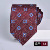 ties for men 2024 Luxury Wine Red Groom