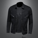 2023 Spring New Mens Casual Cotton Denim Jacket