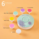 6 PCS/Set Electric Baby Nail Trimmer Kid Nail