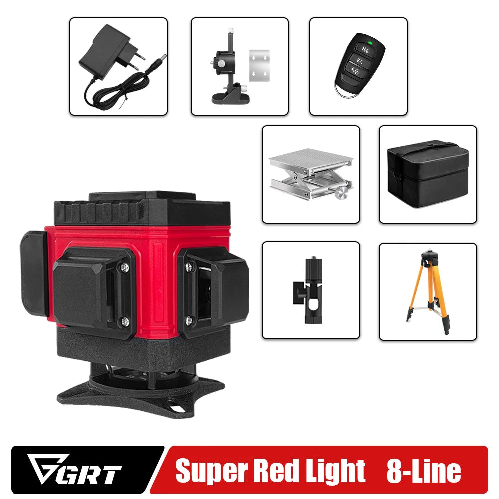 Laser Level Red Line Self Leveling 360 Horizontal