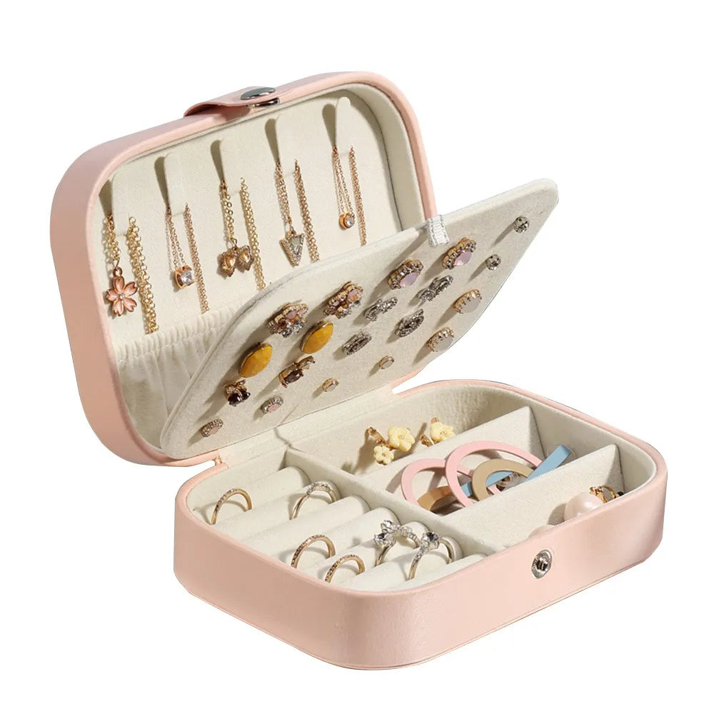 Portable Jewelry Box Jewelry Organizer Display Travel Jewelry