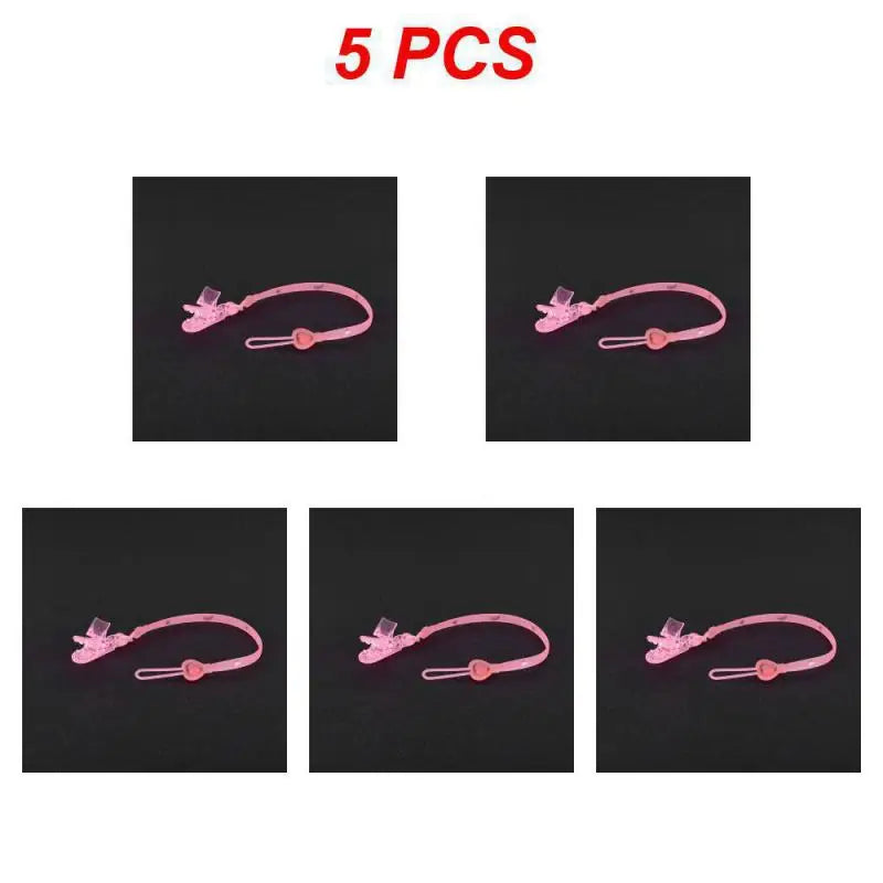 1~10PCS Nipple Anti-falling Chain Elastic Pacifier Clip Baby