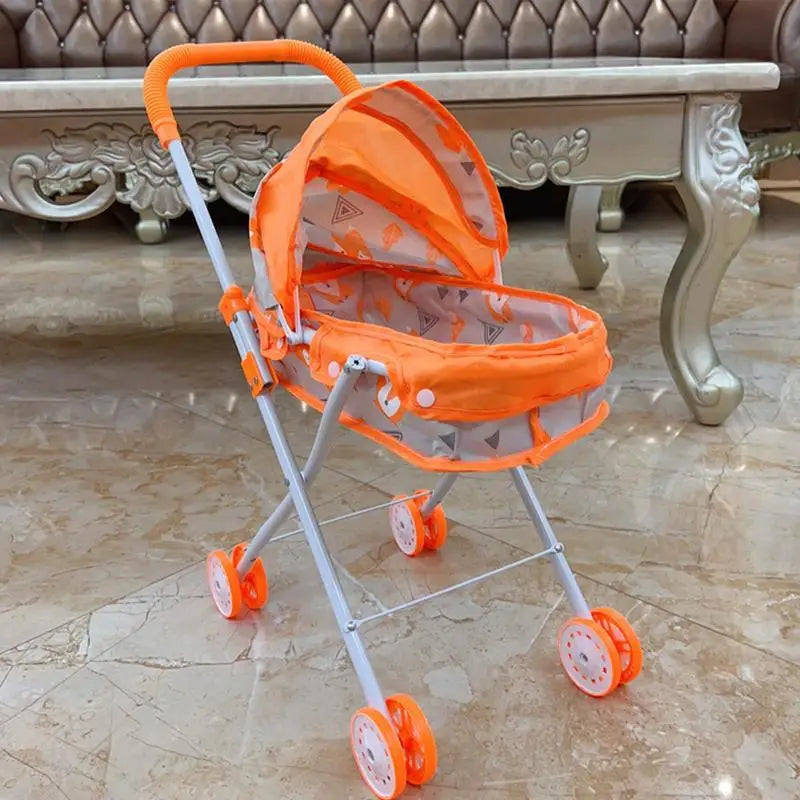 Baby Stroller Dollhouse Toys Creative Kids Play House