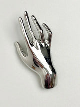 HangZhi Large Smooth Hand Palm Brooch Exaggerated Pin