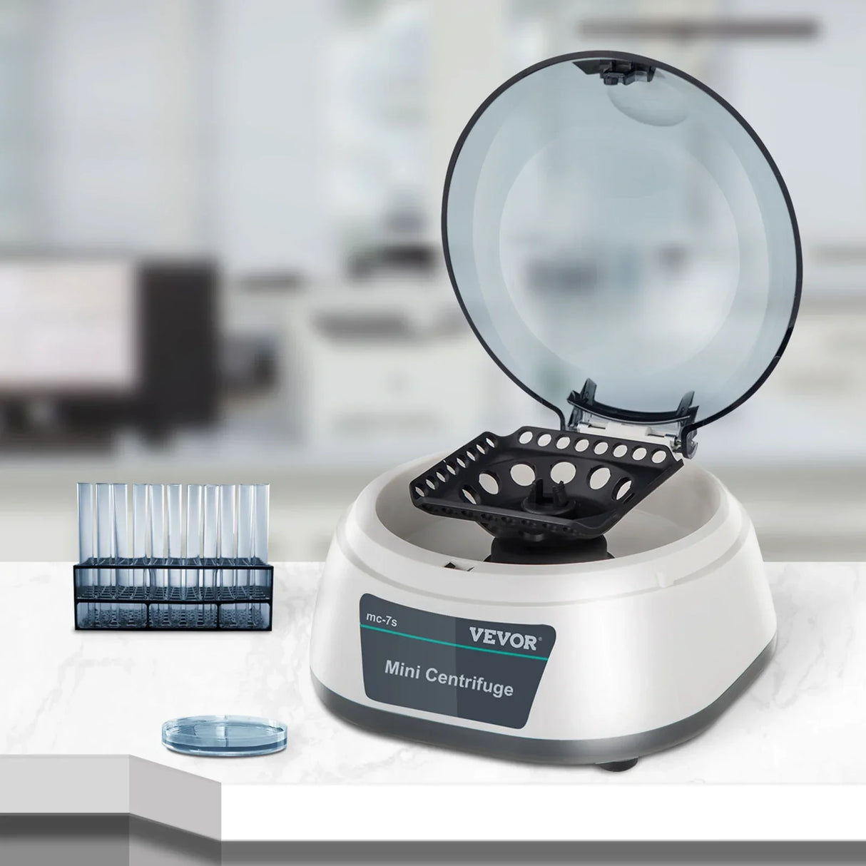 VEVOR Electric Centrifuge Machine Mini Bench-top Lab 500-5000/7000RPM