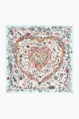 Spanish style printed large square scarf 100cm*100cm