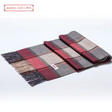 High Quality 100 Wool Scarf Men Autumn Winter