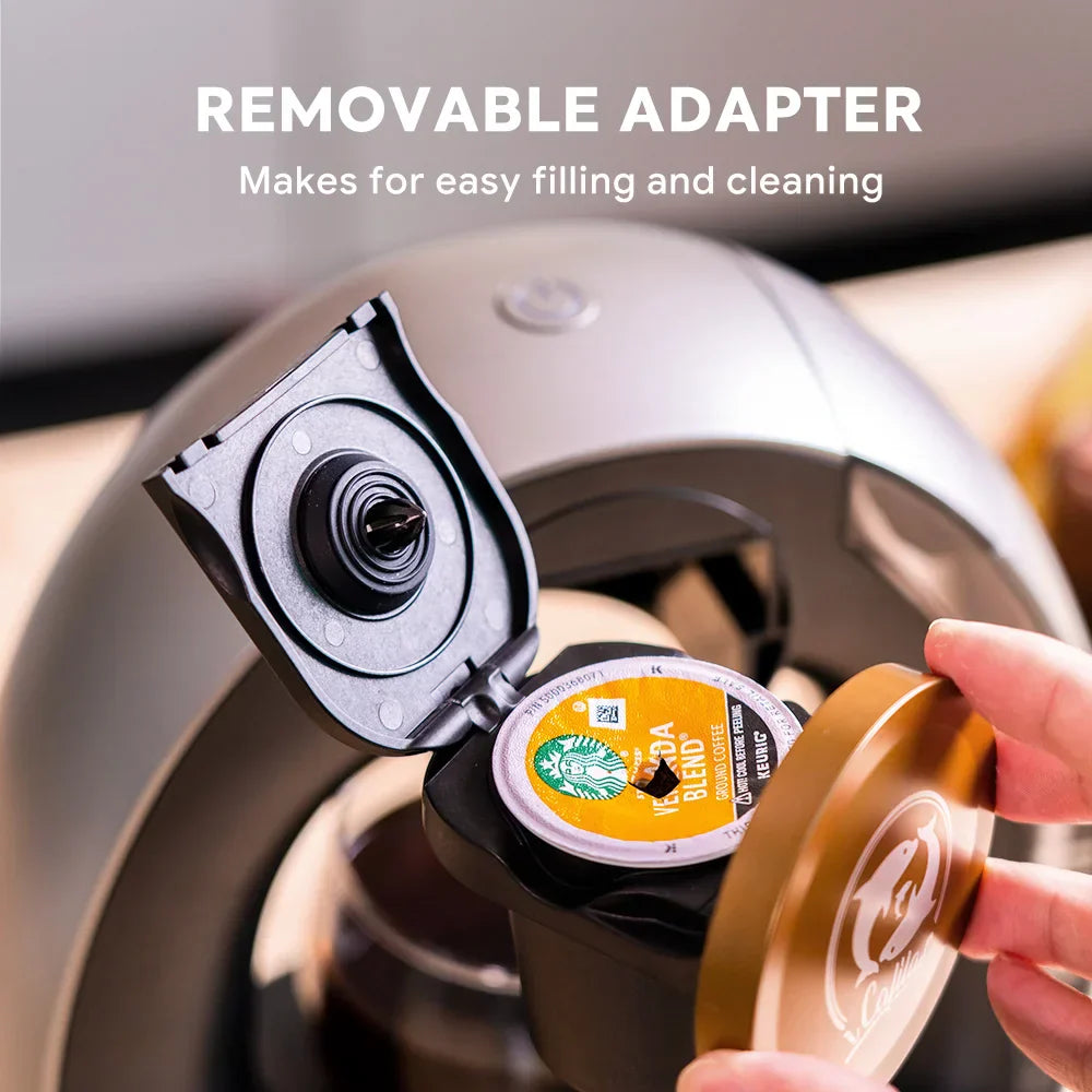 2in1 Automatic Coffee Machine Brewer Compatible with K-cup