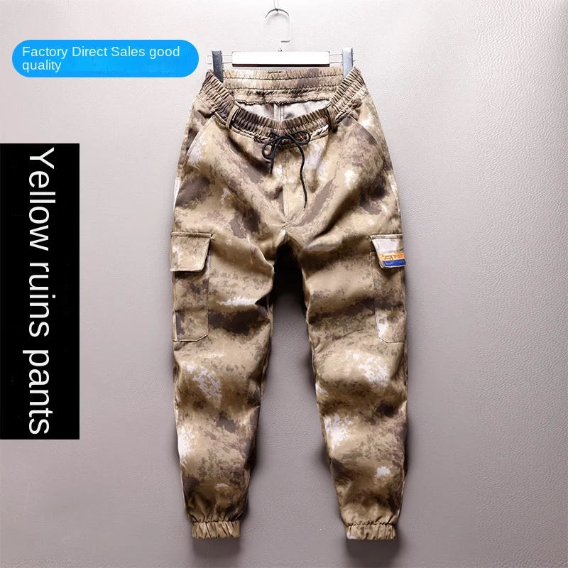 Men Clothing Two Piece Set Camouflage Discovery Training