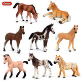 Oenux Farm House Model Action Figures Farmer Motorcycle