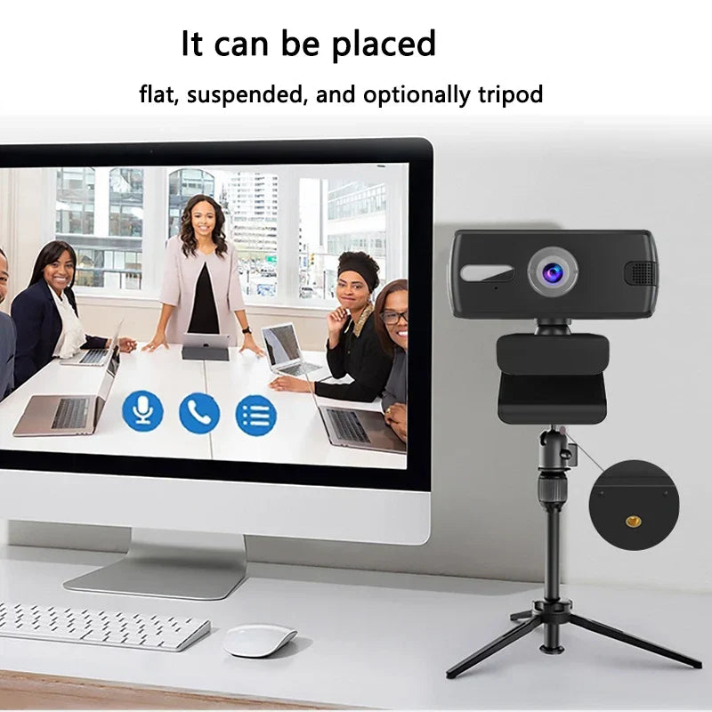 Webcam 1080P Mini Camera Full HD Webcam With