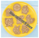 8 Piece Christmas pokemon Cartoon Pikachu Cookie Set