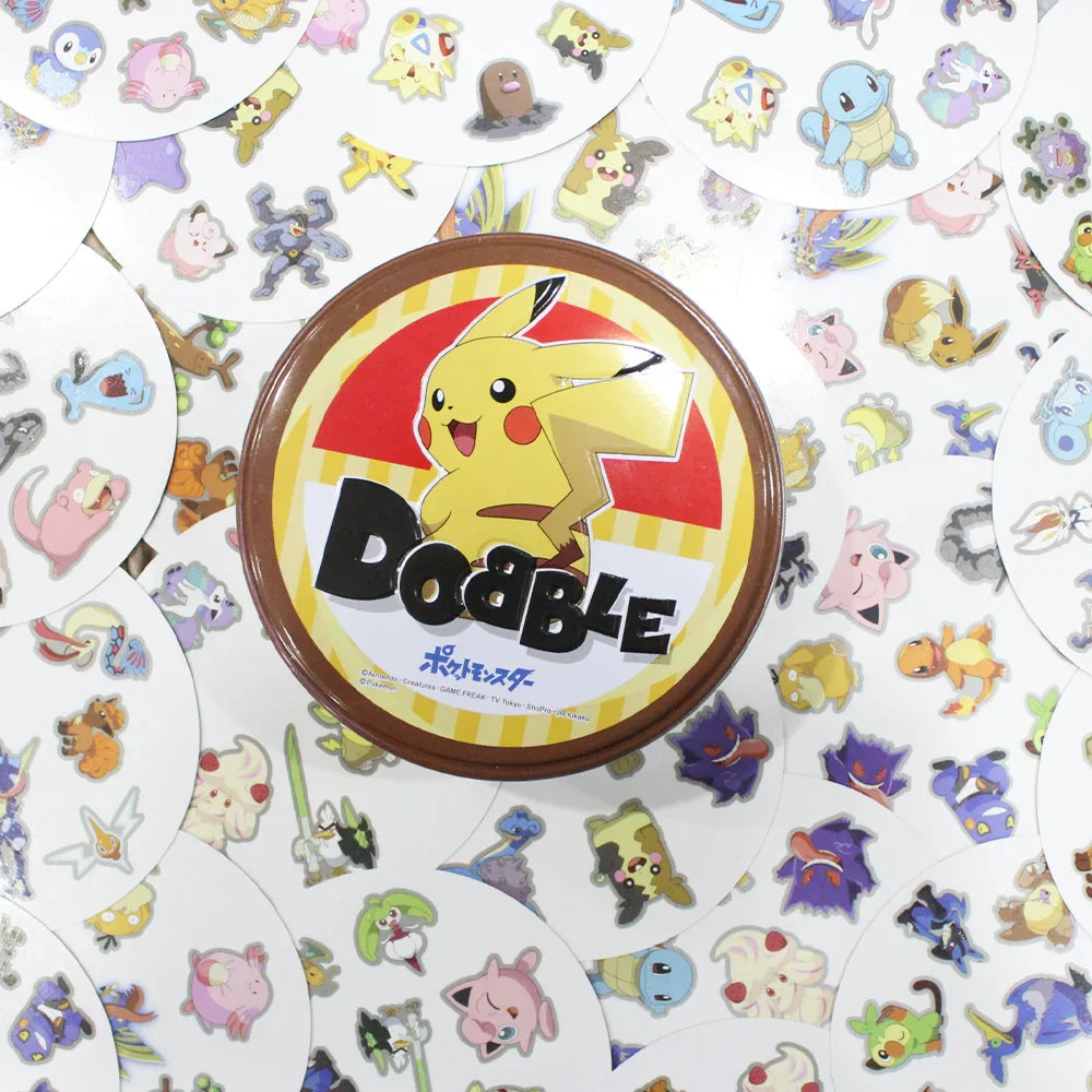 Spot It Dobble Juego Double Game Card Pokemon