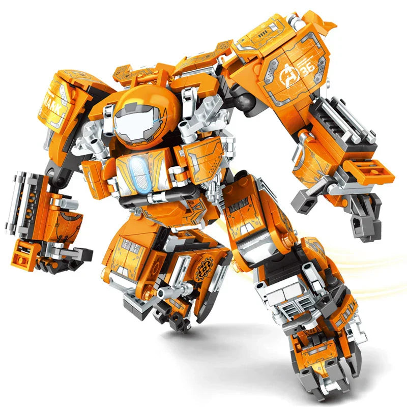 Superheroes Mecha Building Blocks Toys for Boys Super