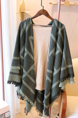 Brand Totem* Scarf Stripe Simple Design Cashmere Woven